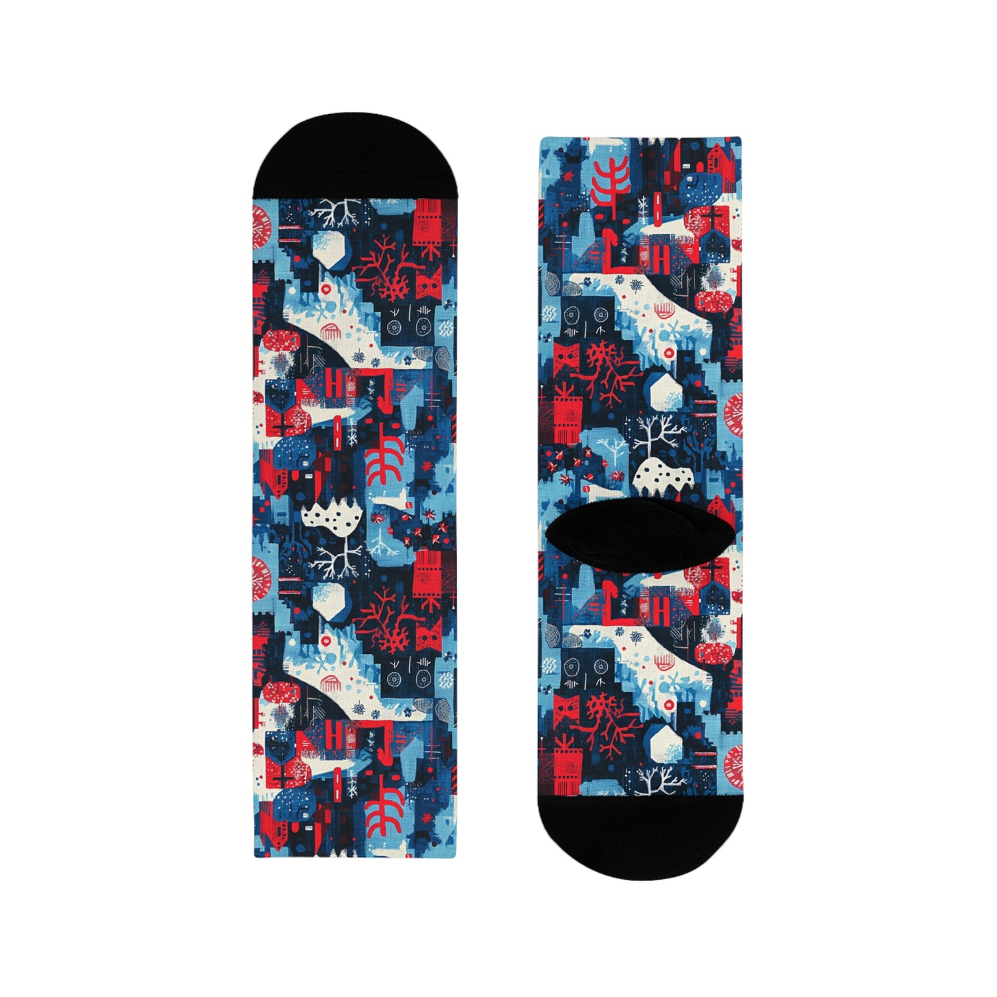 Christmas Crew Socks Unisex - Blojtarta™ Design