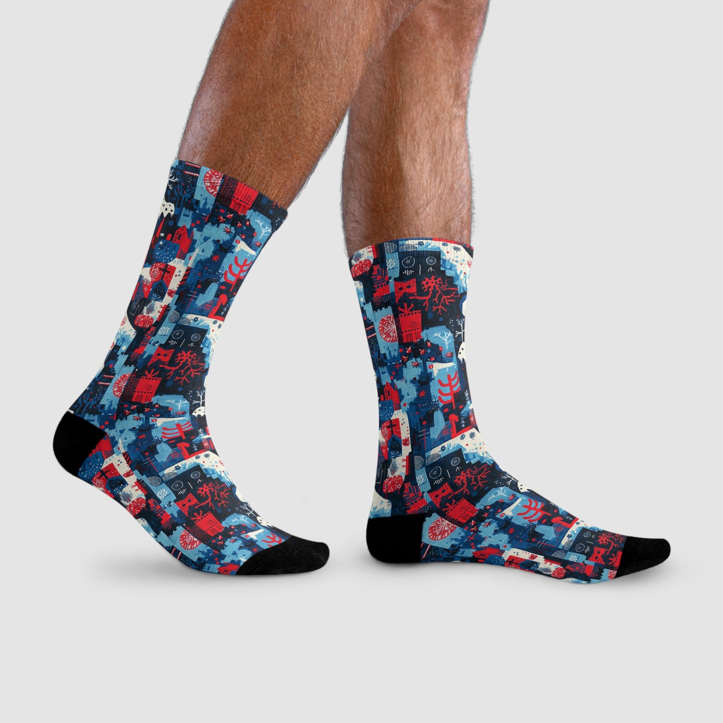 Christmas Crew Socks Unisex - Blojtarta™ Design