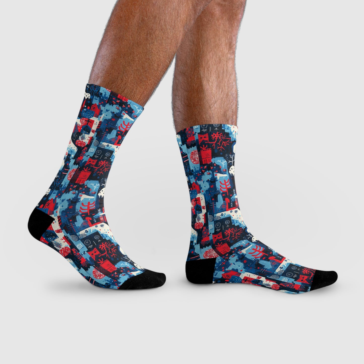 Christmas Crew Socks Unisex - Blojtarta™ Design