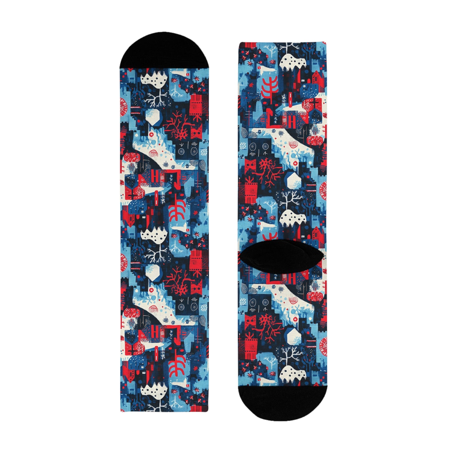 Christmas Crew Socks Unisex - Blojtarta™ Design