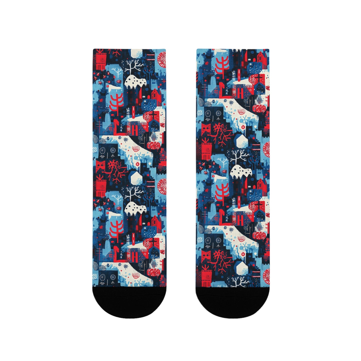 Christmas Crew Socks Unisex - Blojtarta™ Design