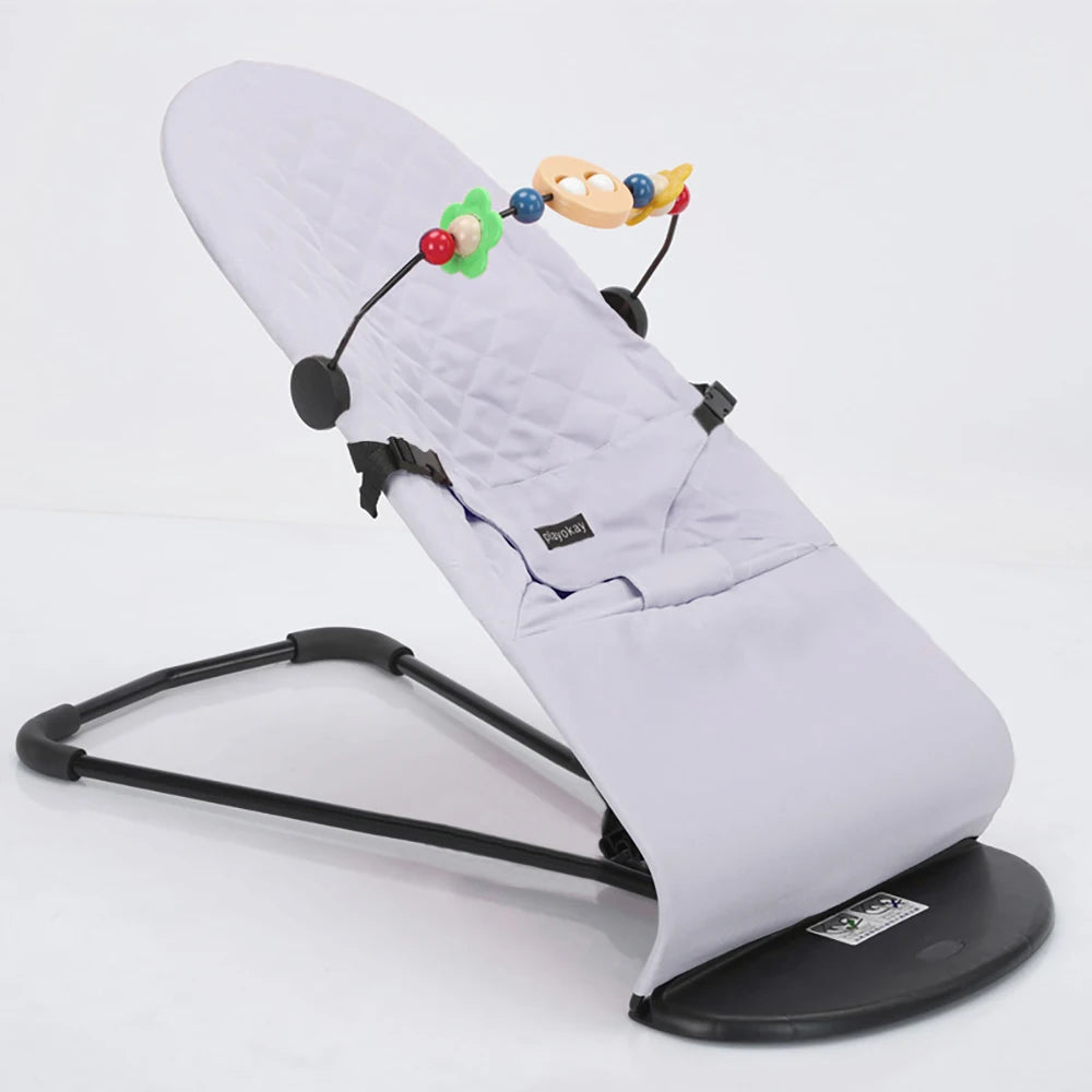 Light Gray babysitter – lightweight and portable with ergonomic design.