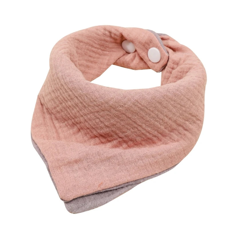 Absorberande och mjuk dusty rose haklapp